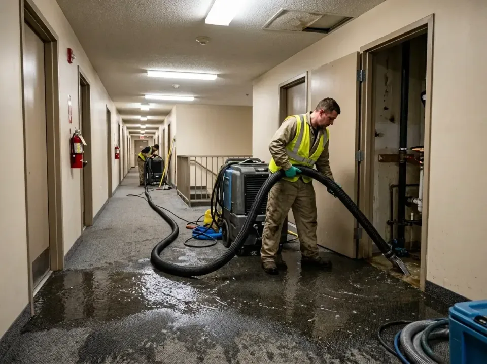 multi-unit-apartment-hallway-f-005 — frequently asked questions, Emergency Burst Pipe Water Extraction & Removal in Ocean Pi…